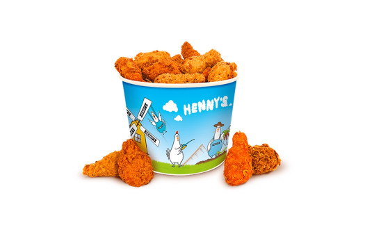 CHICK'N BUCKET BONELESS WING 6*16P