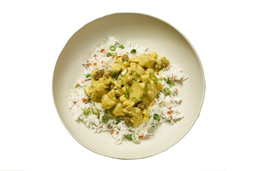 POULET CURRY RIZ 500GR