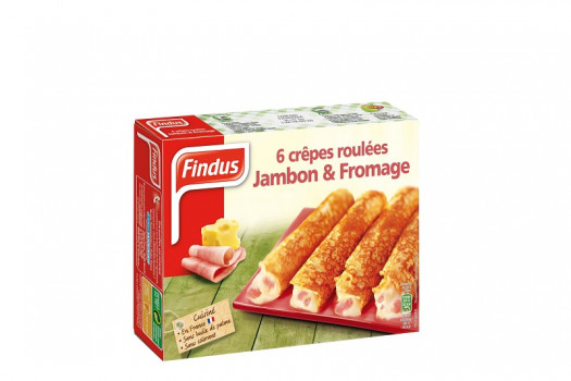 CREPES JAMBON FROMAGE 10*255 GR