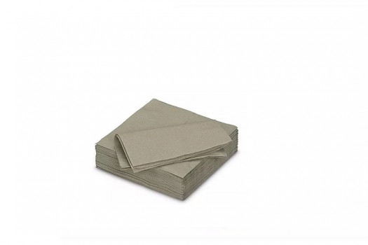 SERVIETTE GOLDEN GREY FIESTA 33*33CM 50P