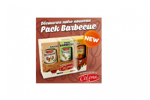 PACK SAUCES BARBECUE 3*300ML TUBE