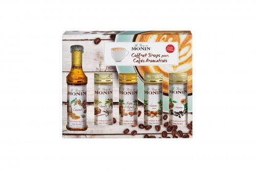 SET COFFEE MINI SIROP  5*5CL