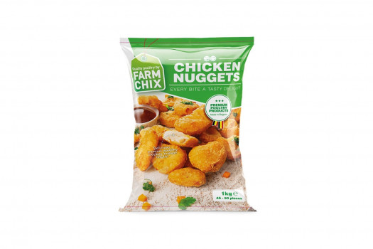 CHICKEN NUGGET CRUNCHY BREADED 1KG