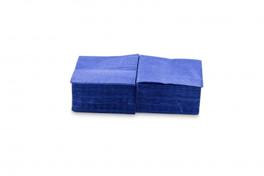 SERVIETTE BLEUE 20*20CM 100P