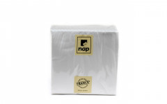 SERVIETTE BLANCHE 33*33CM 100P
