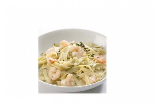 TAGLIATELLE SCAMPIS SAUCE AIL 500GR