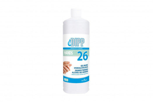 DIPP26 GEL MAIN HYDROALCOOLIQUE 1L