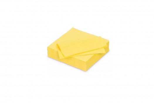 SERVIETTE JAUNE SOLEIL 33*33CM 50P