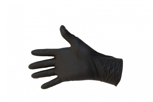 GANT NITRILE NOIR NON POUDRE S 100P