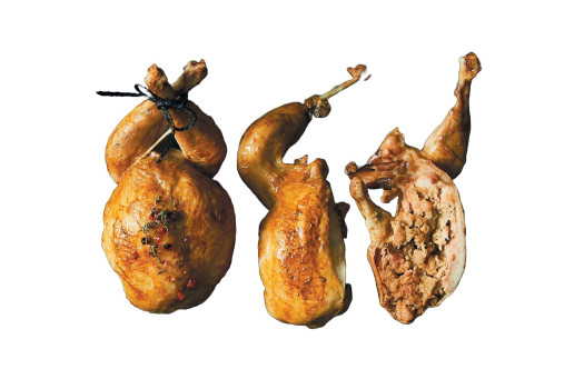 CAILLE SEMI-DESOSSEE AU FOIE GRAS /KG