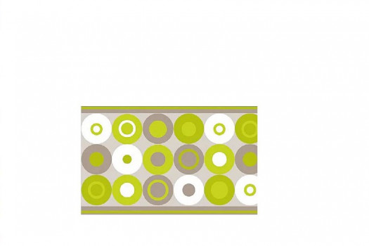 SET DE TABLE CRAZY DOTS GREEN 500P