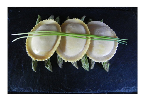RAVIOLES RICOTTA/ASPERGE VERTE 30PC