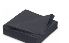 SERVIETTE NOIRE 40*40CM 100P