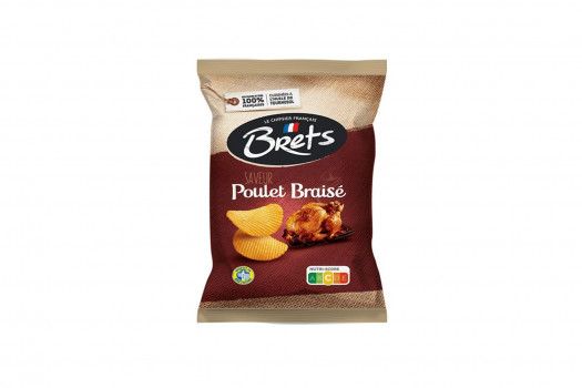 CHIPS POULET BRAISE 125GR