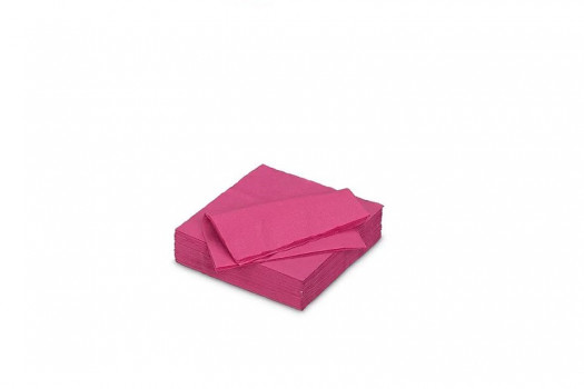 SERVIETTE FRAMBOISE 33*33CM  50P