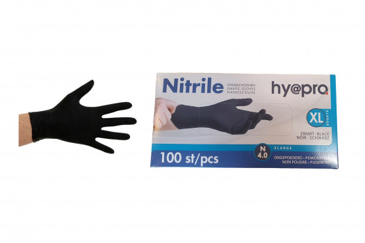 GANT NITRILE NOIR XL 100P