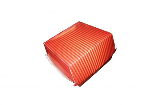 BOX HAMBURGER ROUGE AP6 100P