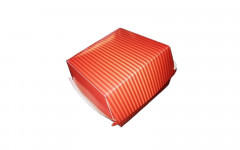 BOX HAMBURGER ROUGE AP6 100P