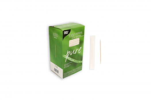 CURE DENTS BOIS EMBALLES 1000P