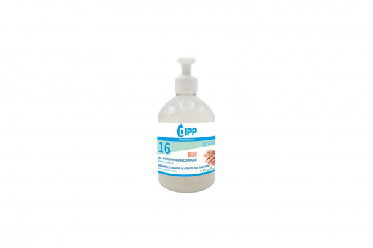 DIPP16 GEL MAINS HYDROALCOLIQUE 500ML