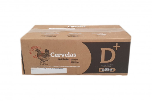 CERVELAS BRUN SURGELE 30*140GR