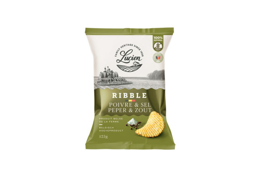 CHIPS RIBBLE POIVRE SEL 125GR