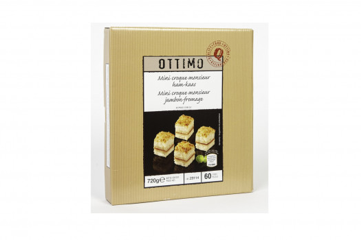 MINI CROQUE JAMBON FROMAGE 60*12GR