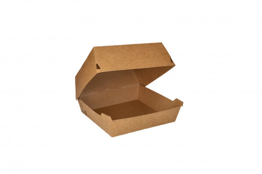 BOX HAMBURGER LARGE BRUN 100P