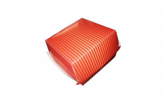 BOX HAMBURGER CARTON ROUGE AP7 100P