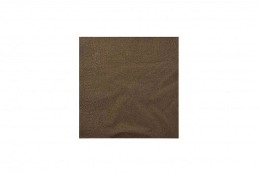 SERVIETTE CHOCOLAT 39*39CM 100P