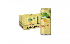 FUZE TEA SPARKLING BLACK LEMON 4*6*33CL SLEEK