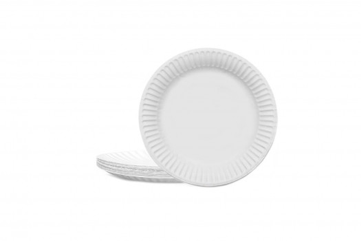 ASSIETTE BLANCHE CARTON 18CM 100P