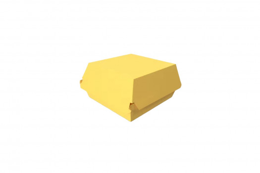 BOX HAMBURGER JAUNE AP6 100P