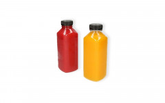 BOUTEILLE CARREE + BOUCHON 1L 70PC