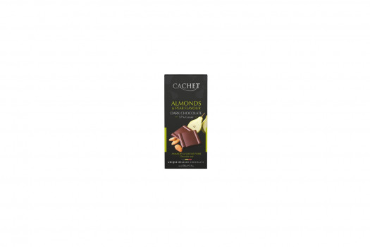 CHOCOLAT NOIR AMANDE POIRE 100GR