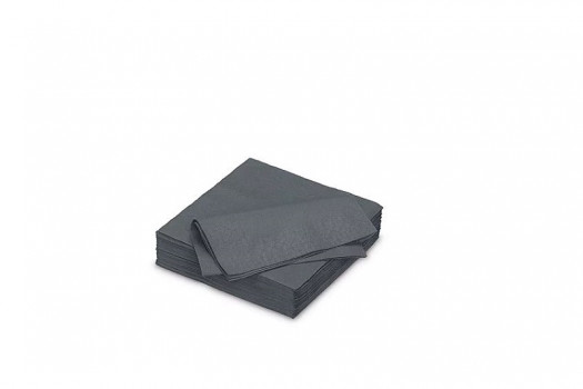 SERVIETTE GREY STONE FIESTA 33*33CM 50P