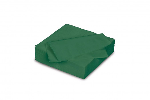 SERVIETTE OXFORD GREEN 33*33CM 50P