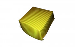 BOX HAMBURGER CARTON JAUNE AP7 100P