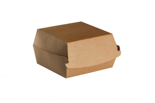 BOX HAMBURGER CARTON SMALL BRUN 100P