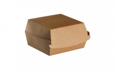 BOX HAMBURGER CARTON SMALL BRUN 100P