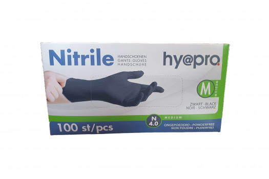 GANT NITRILE NOIR M 100P