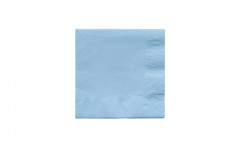 SERVIETTE BLEUE AZUR 20*20CM 100P