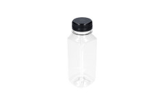 BOUTEILLE CARREE AVEC BOUCHON 230*250ML