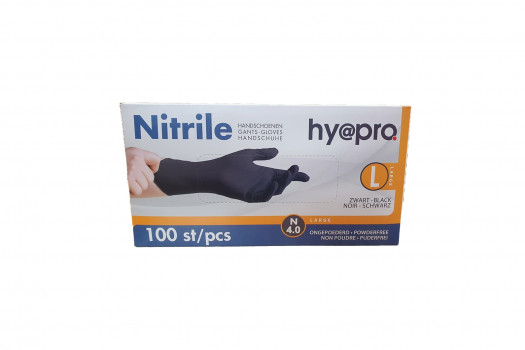 GANT NITRILE NOIR L 100P