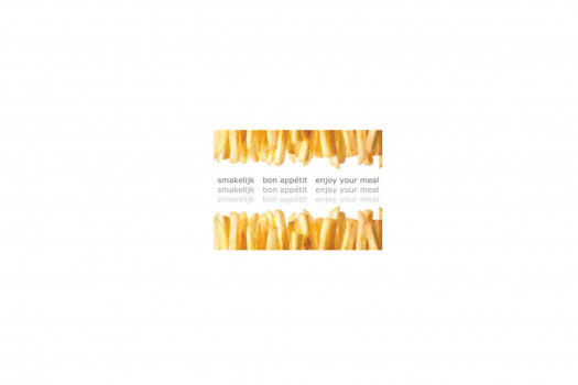 SET DE TABLE FRITE 2*500P