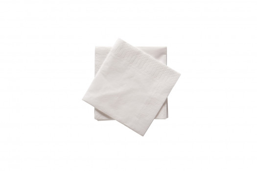 SERVIETTE BLANCHE 20*20CM 100P