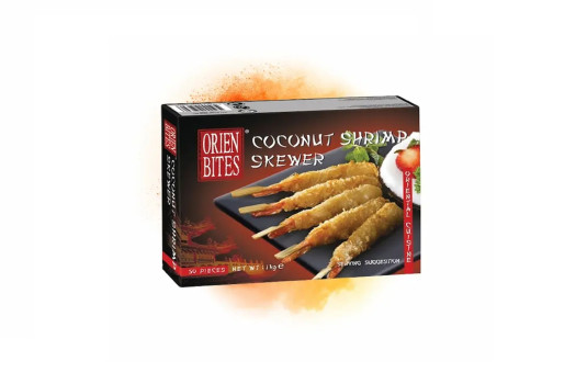 BROCHETTE CREVETTE COCO 50*20GR