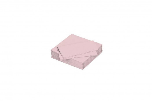 SERVIETTE PINK 33*33CM 50P