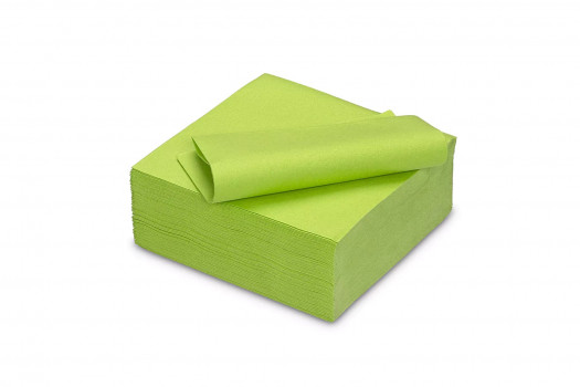 SERVIETTE VERTE PISTACHE 33*33CM 50P