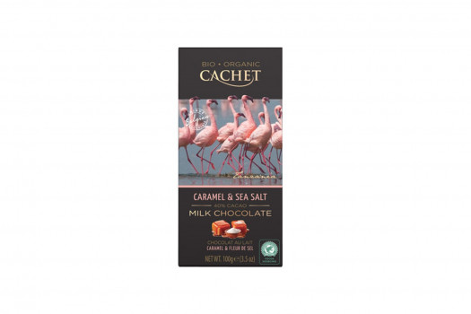 CHOCOLAT BIO CARAMEL FLEUR DE SEL 90GR